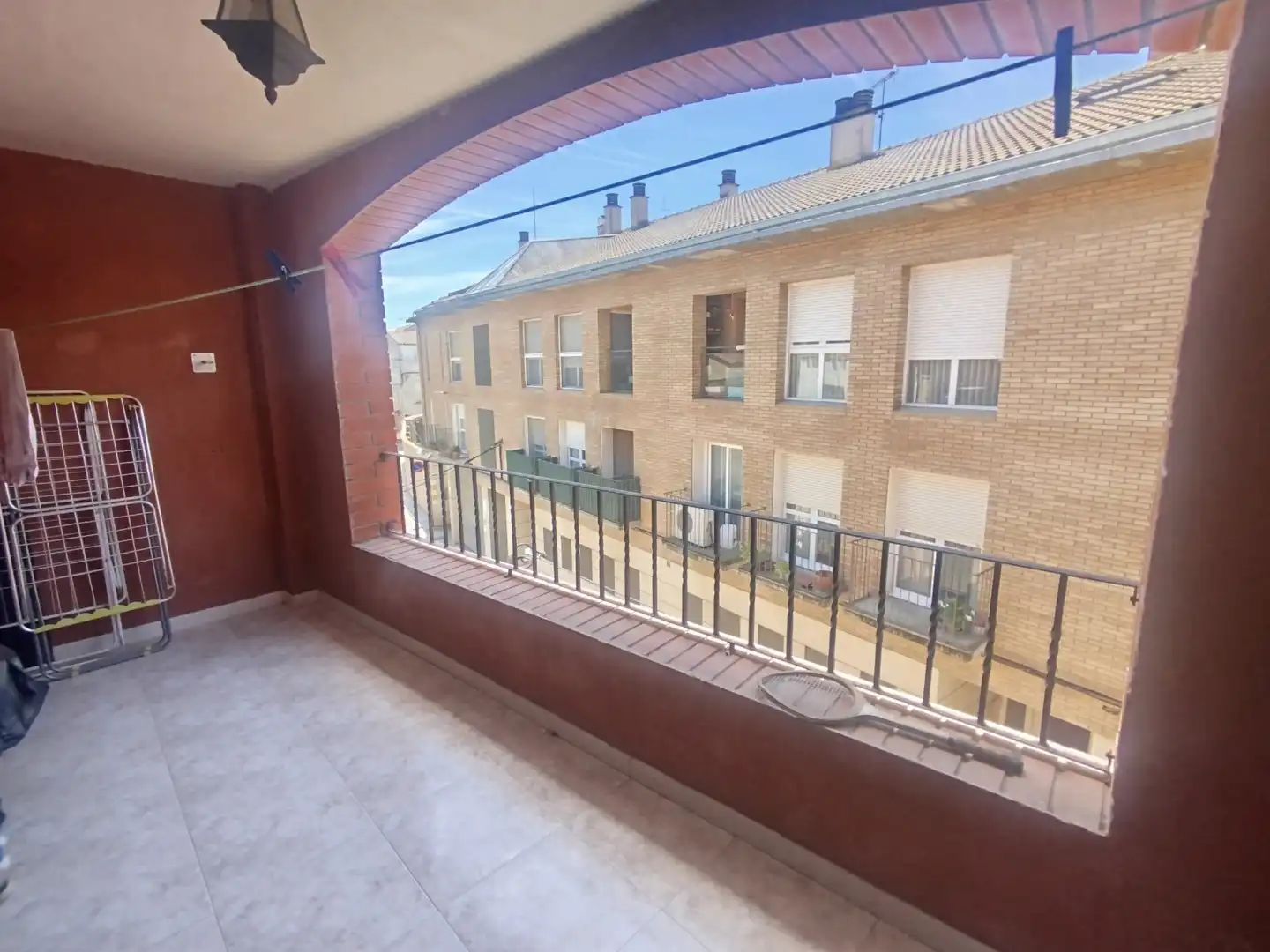 Vista exterior de Finca rústica en venda en Binéfar amb Calefacció, Terrassa i Traster