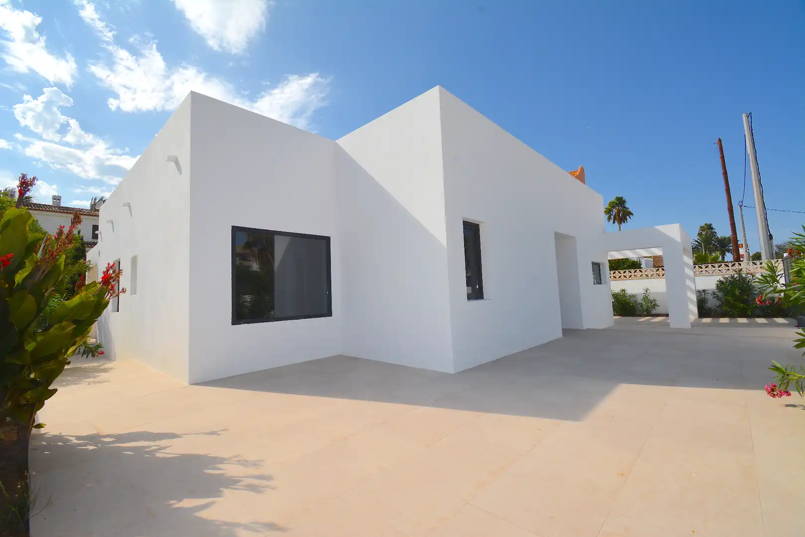 Vista exterior de Casa o chalet en venta en Dénia con Aire acondicionado, Jardín privado y Terraza