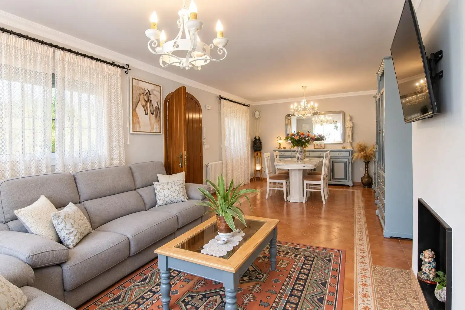 Living room of Houses for sale in Coín, Málaga