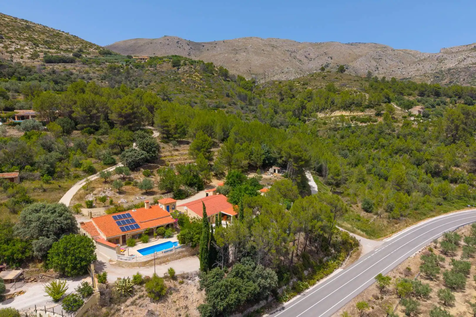 Vista exterior de Casa o chalet en venta en Castell de Castells con Aire acondicionado, Calefacción y Jardín privado