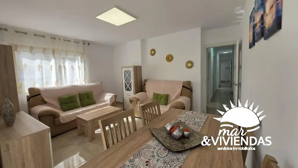 Living room of Flat for sale in Garrucha  with Air Conditioner, Heating and Terrace