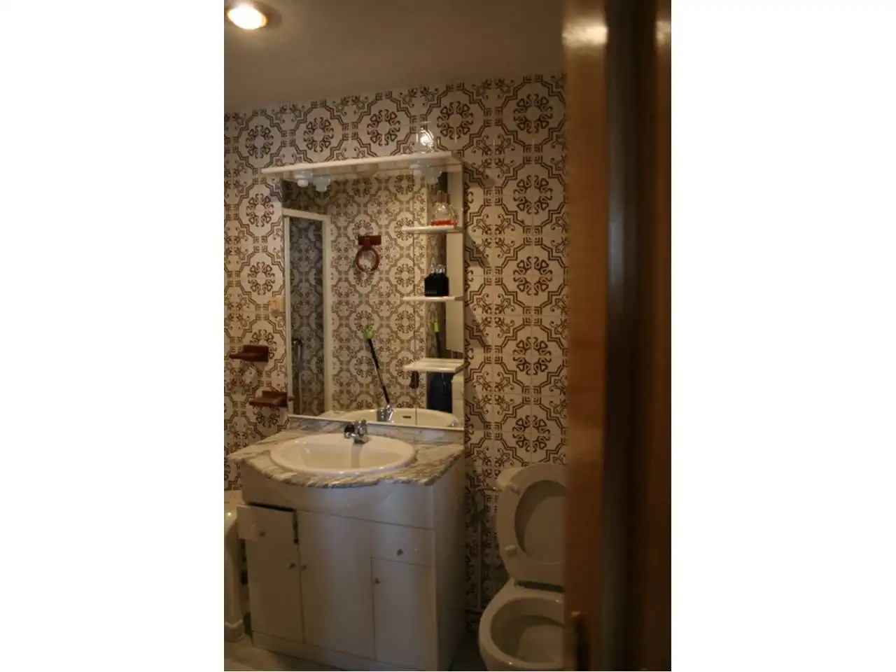 Bany de Apartament en venda en La Manga del Mar Menor amb Aire condicionat, Terrassa i Moblat