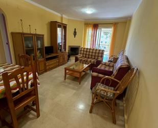 Living room of Flat to rent in Marbella  with Terrace and Swimming Pool