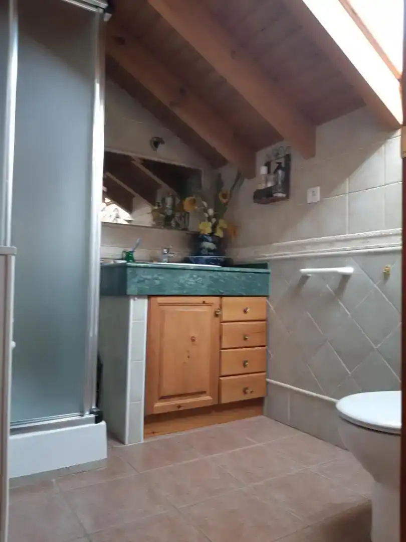 Baño de Casa adosada en venta en Carrocera con Trastero, Amueblado y Horno