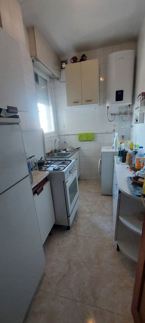 Kitchen of Flat for sale in  Madrid Capital  with Heating, Parquet flooring and Terrace