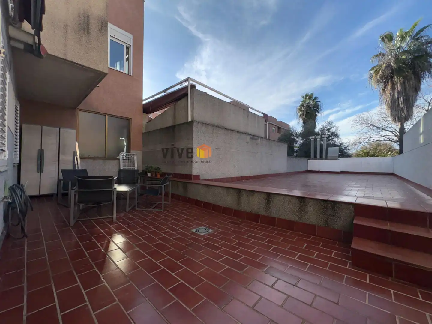 Terrassa de Apartament de lloguer en San Juan de Aznalfarache amb Aire condicionat, Terrassa i Moblat