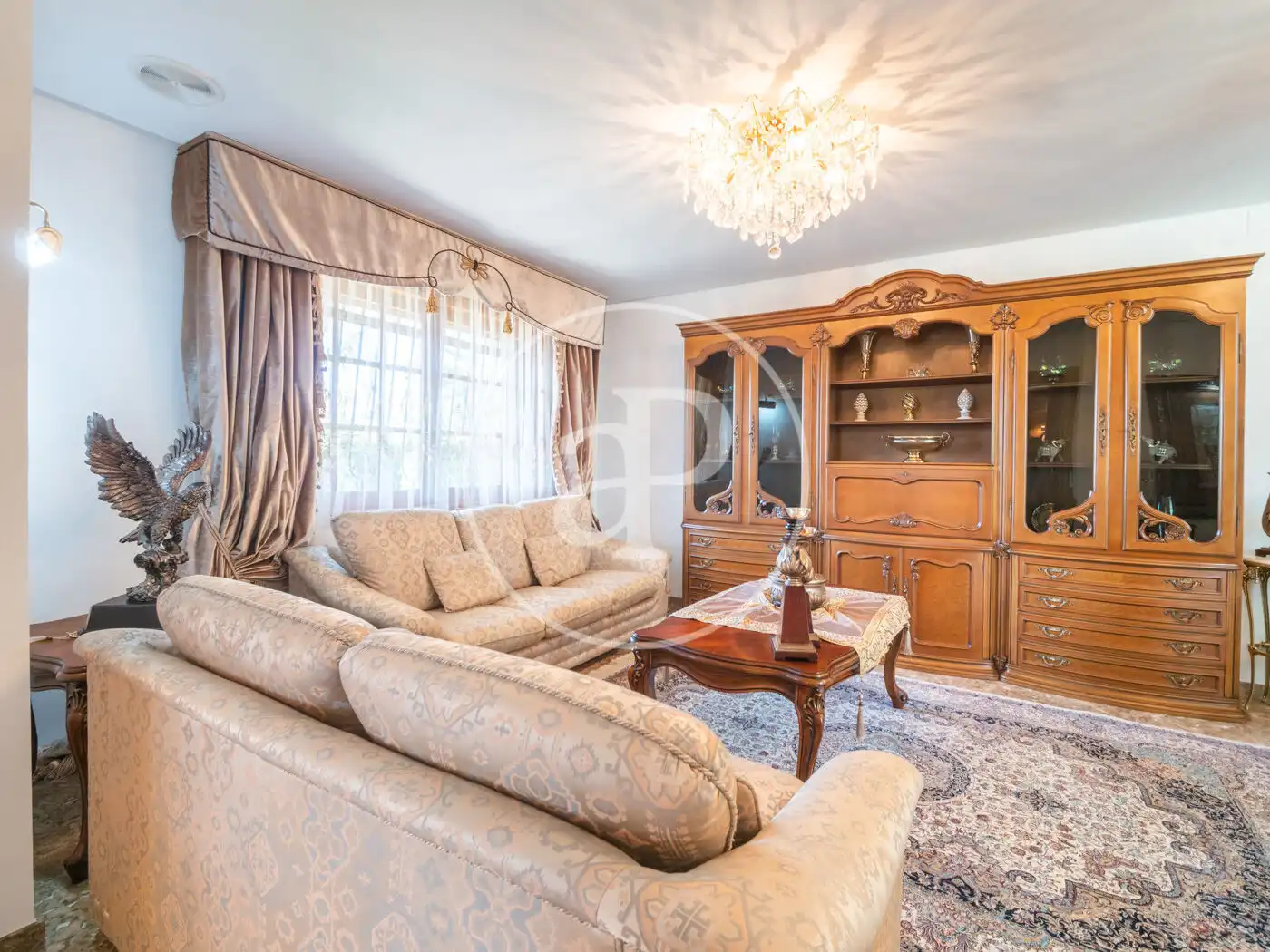 Sala de estar de Casa o chalet en venta en Godella con Aire acondicionado, Calefacción y Jardín privado