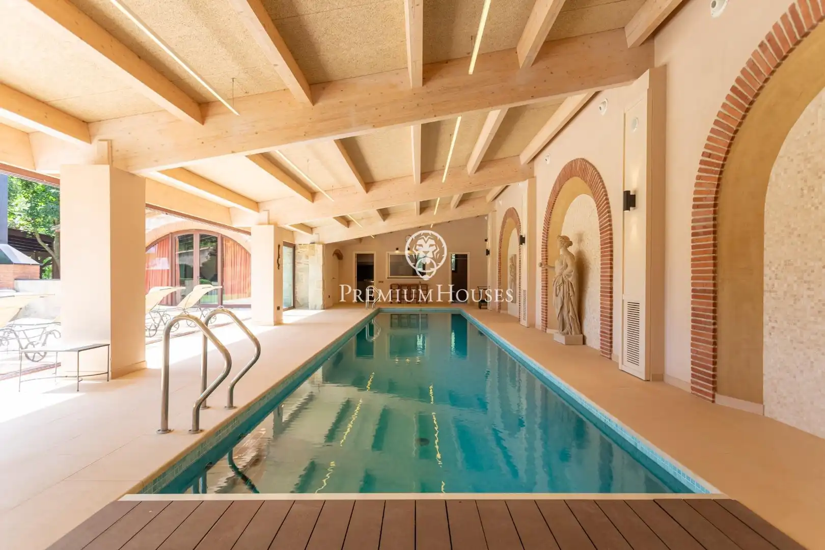 Piscina de Finca rústica en venda en Sant Andreu de Llavaneres amb Aire condicionat, Calefacció i Piscina