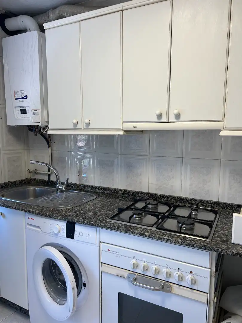 Kitchen of Flat for rent in Santiago de Compostela   with Furnished