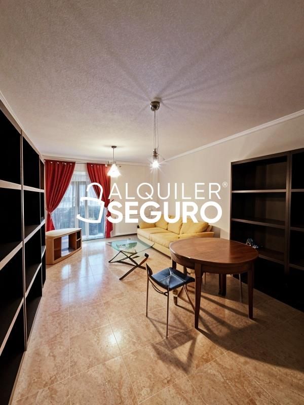 Living room of Flat to rent in Manzanares El Real  with Heating, Terrace and Furnished