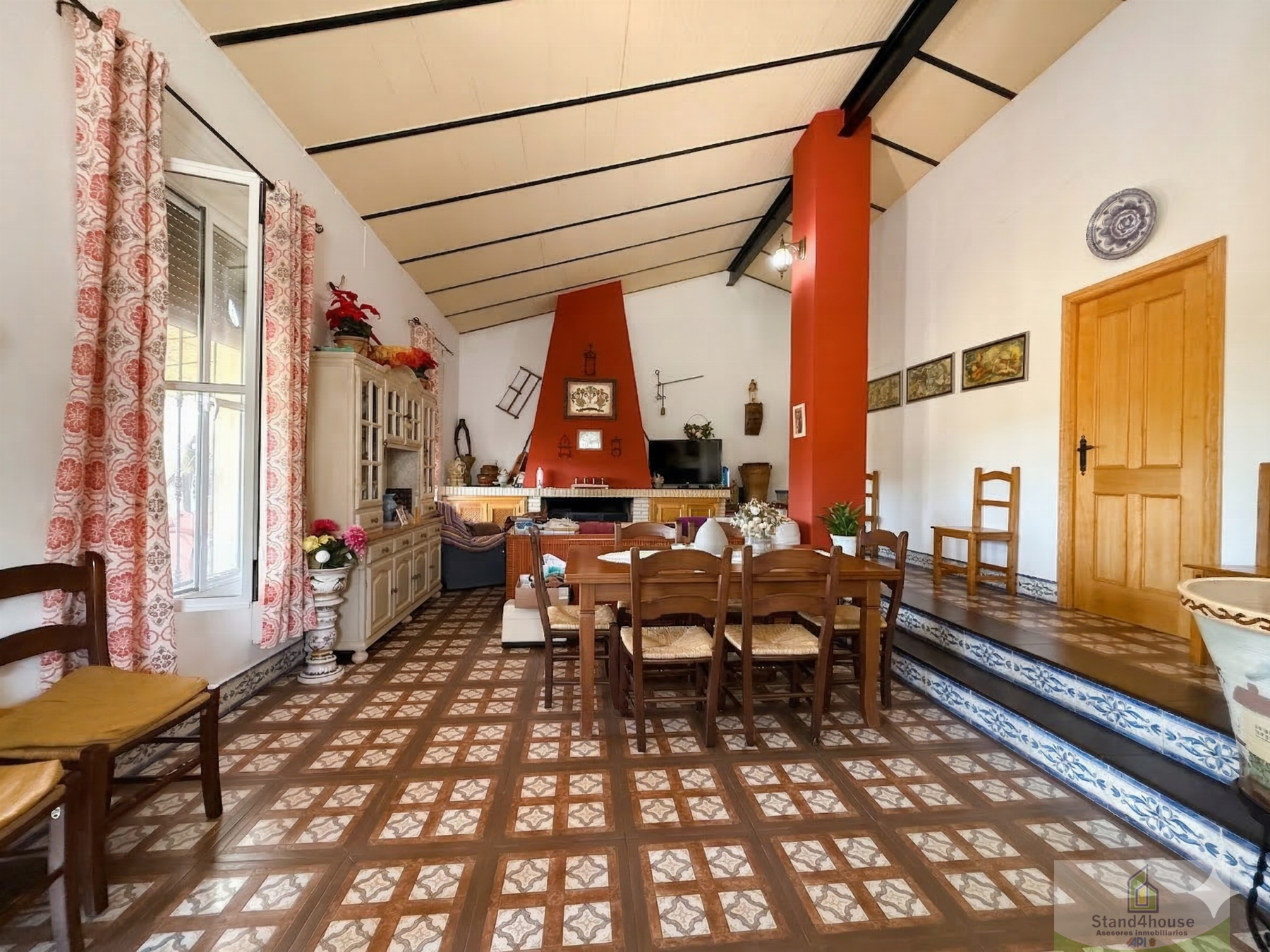 Comedor de Finca rústica en venta en Villalba del Alcor con Calefacción y Alarma