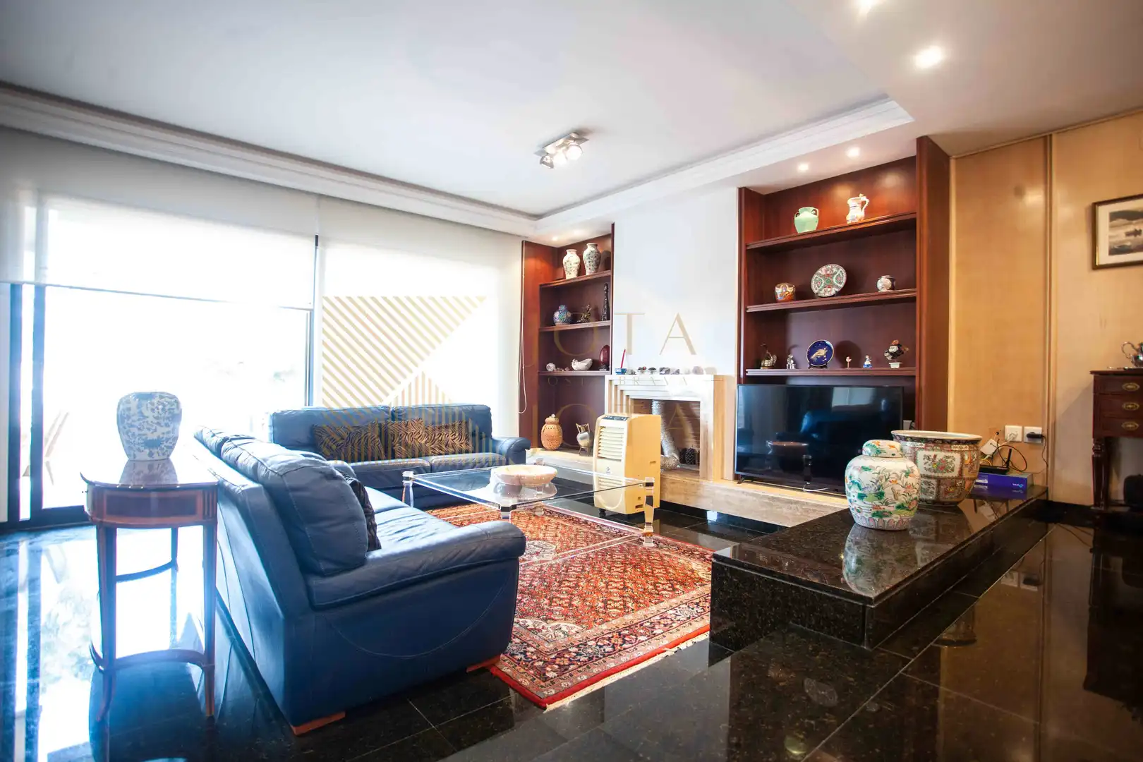 Sala d'estar de Casa o xalet en venda en Lloret de Mar amb Aire condicionat, Parquet i Terrassa