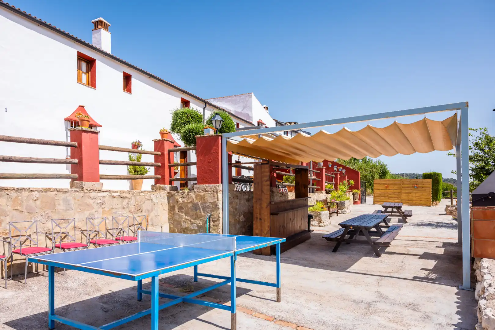 Terraza de Finca rústica en venta en Montejaque con Aire acondicionado, Jardín privado y Terraza