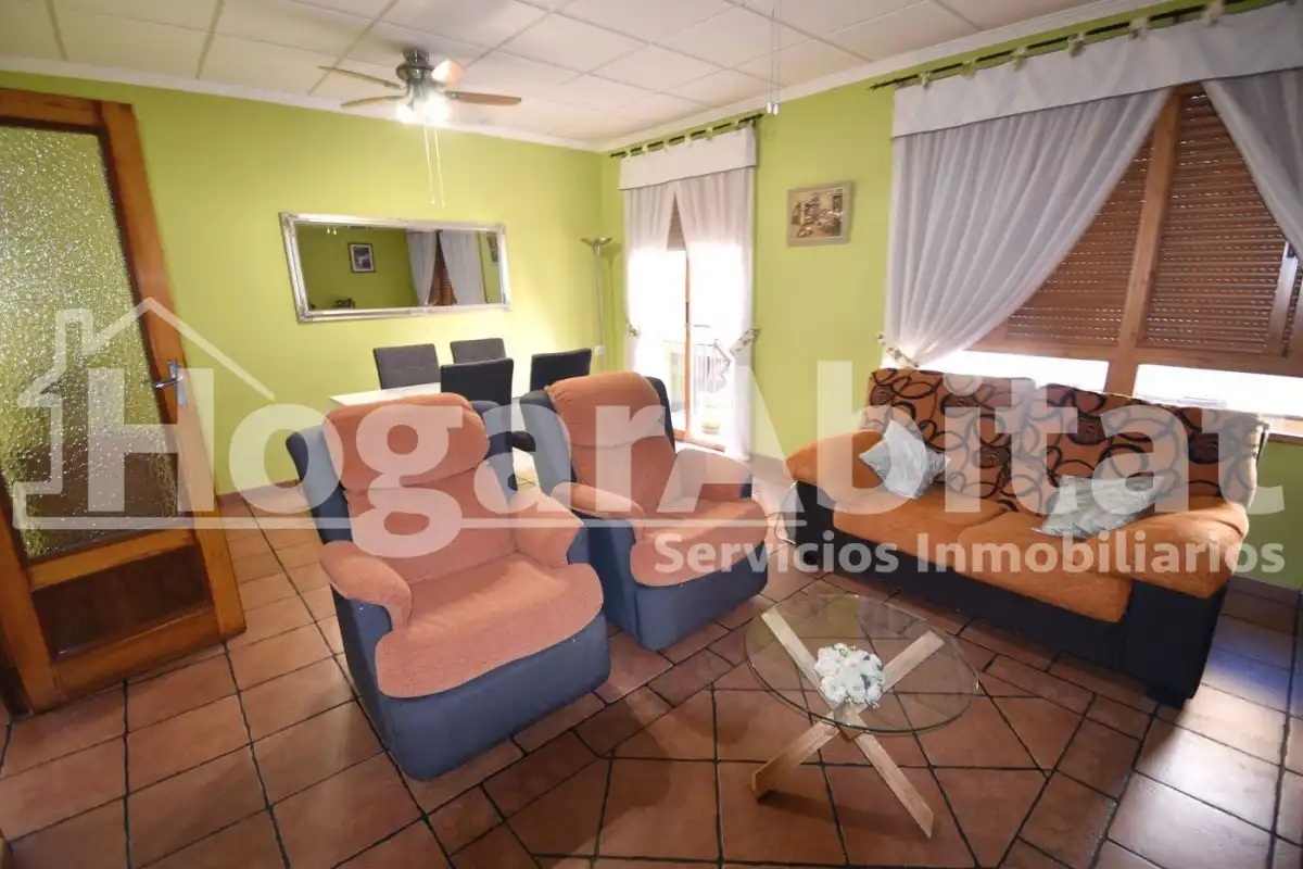 Sala de estar de Casa o chalet en venta en Vila-real con Aire acondicionado, Terraza y Trastero