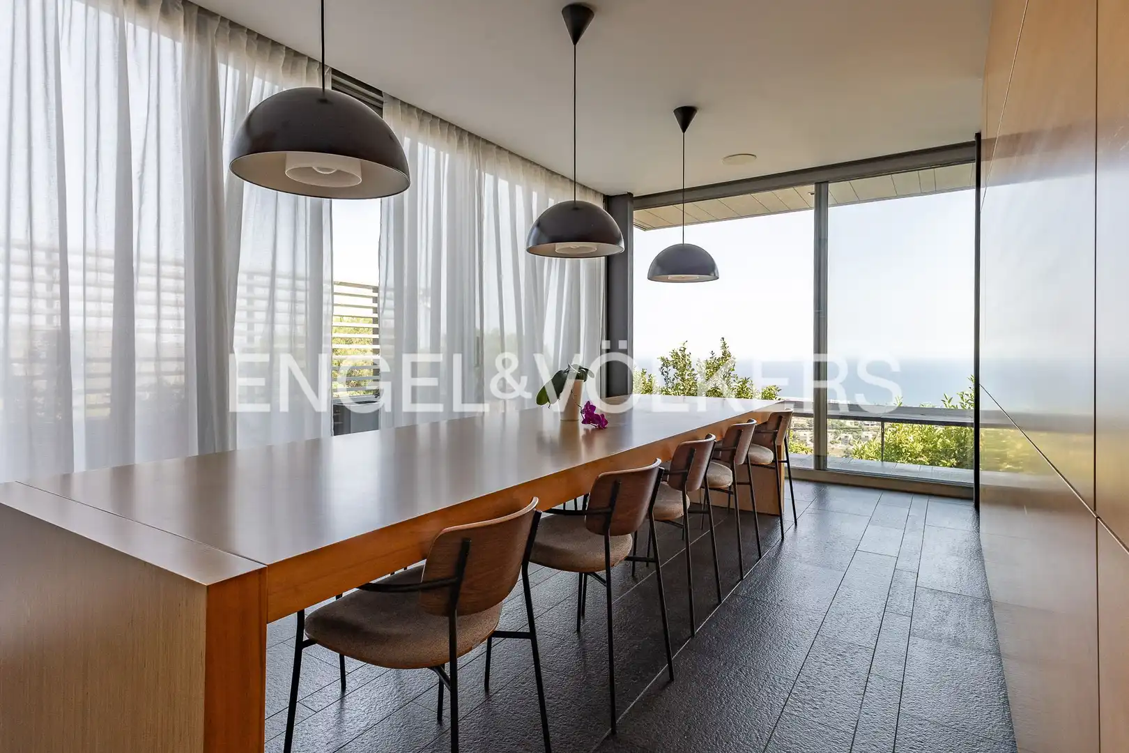 Comedor de Casa o chalet de alquiler en Alella con Aire acondicionado, Calefacción y Jardín privado