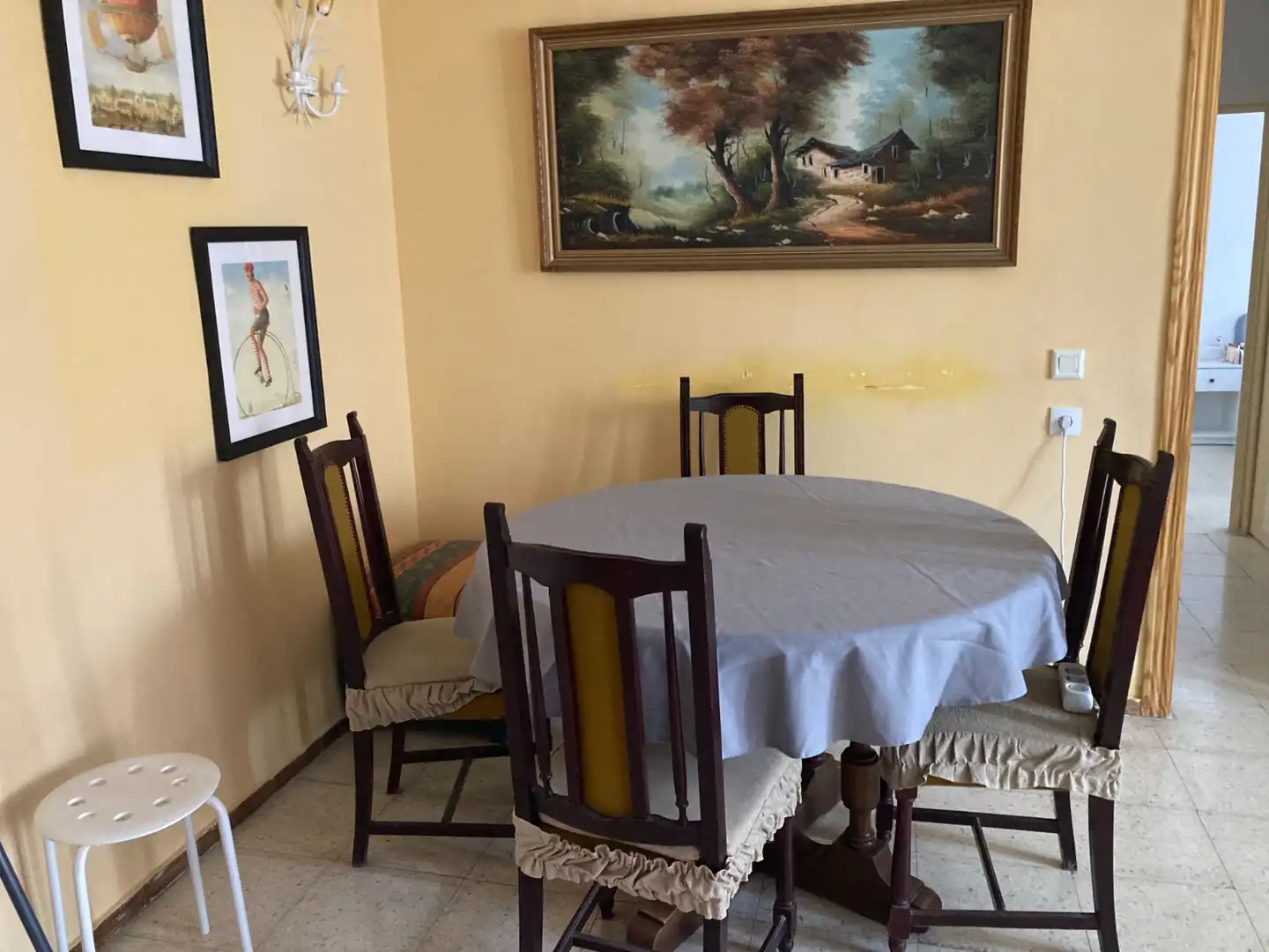 Comedor de Piso de alquiler en Granada con Calefacción, Terraza y Amueblado