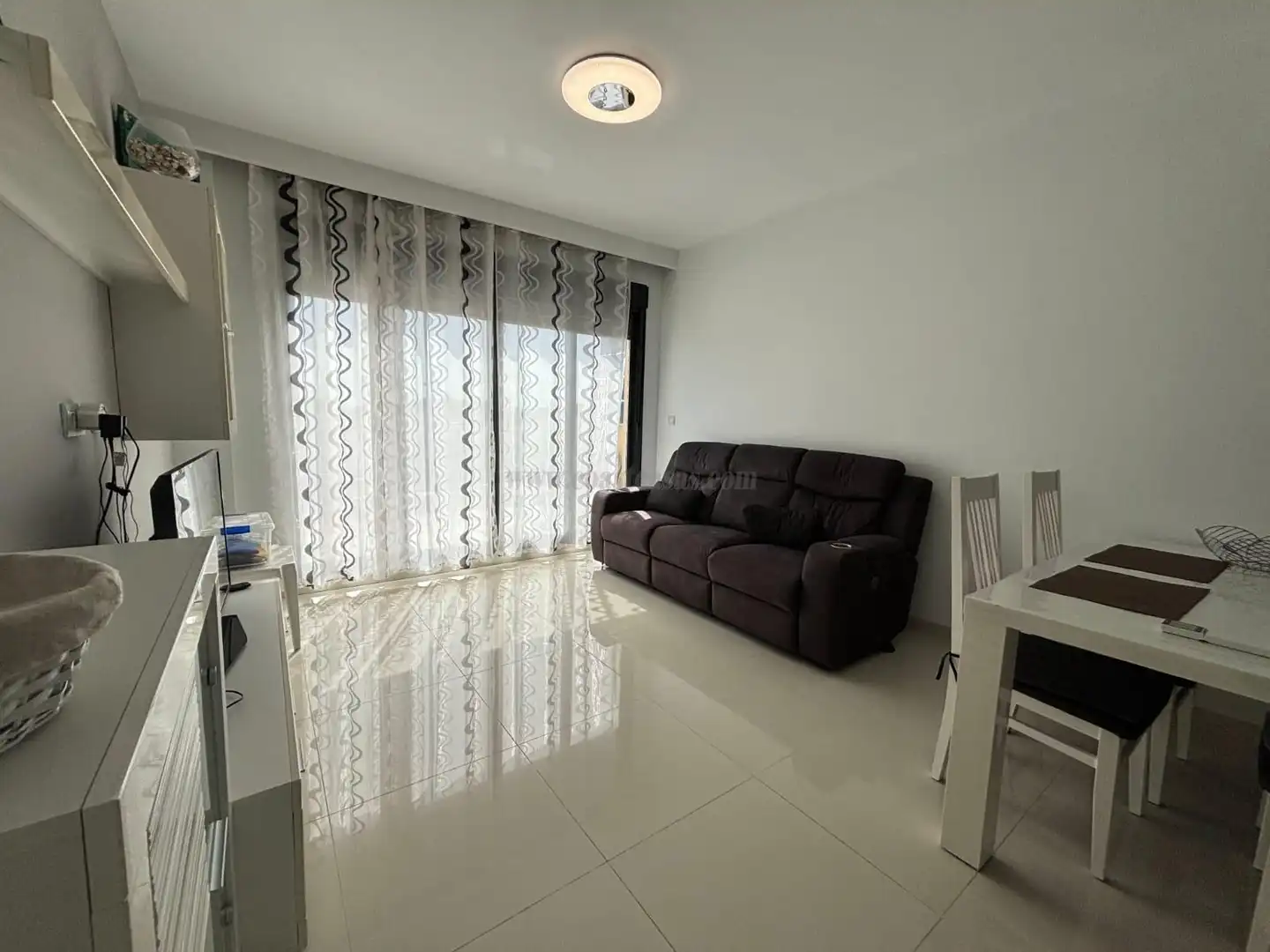 Sala d'estar de Apartament en venda en Pilar de la Horadada amb Aire condicionat, Calefacció i Moblat