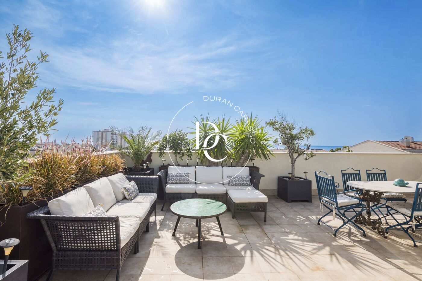 Terrace of Duplex for sale in Sitges  with Air Conditioner, Heating and Private garden
