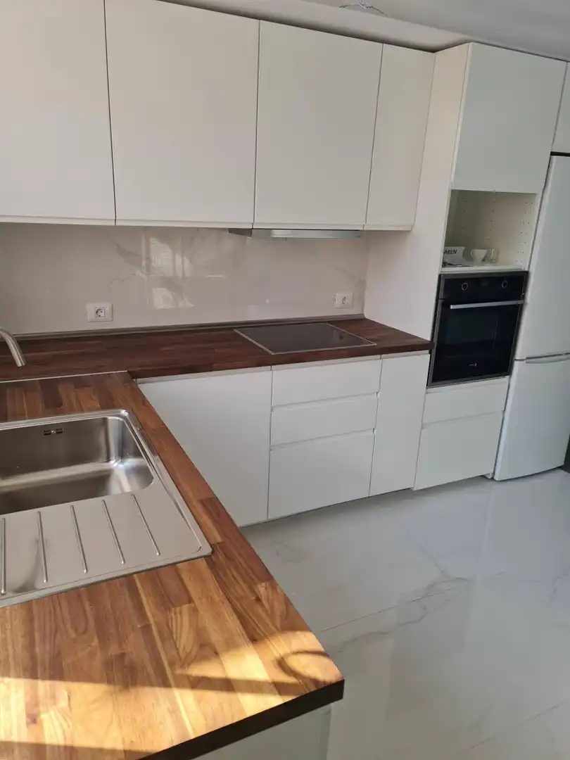 Cuina de Casa o xalet de lloguer en San Bartolomé de Tirajana amb Jardí privat, Terrassa i Moblat