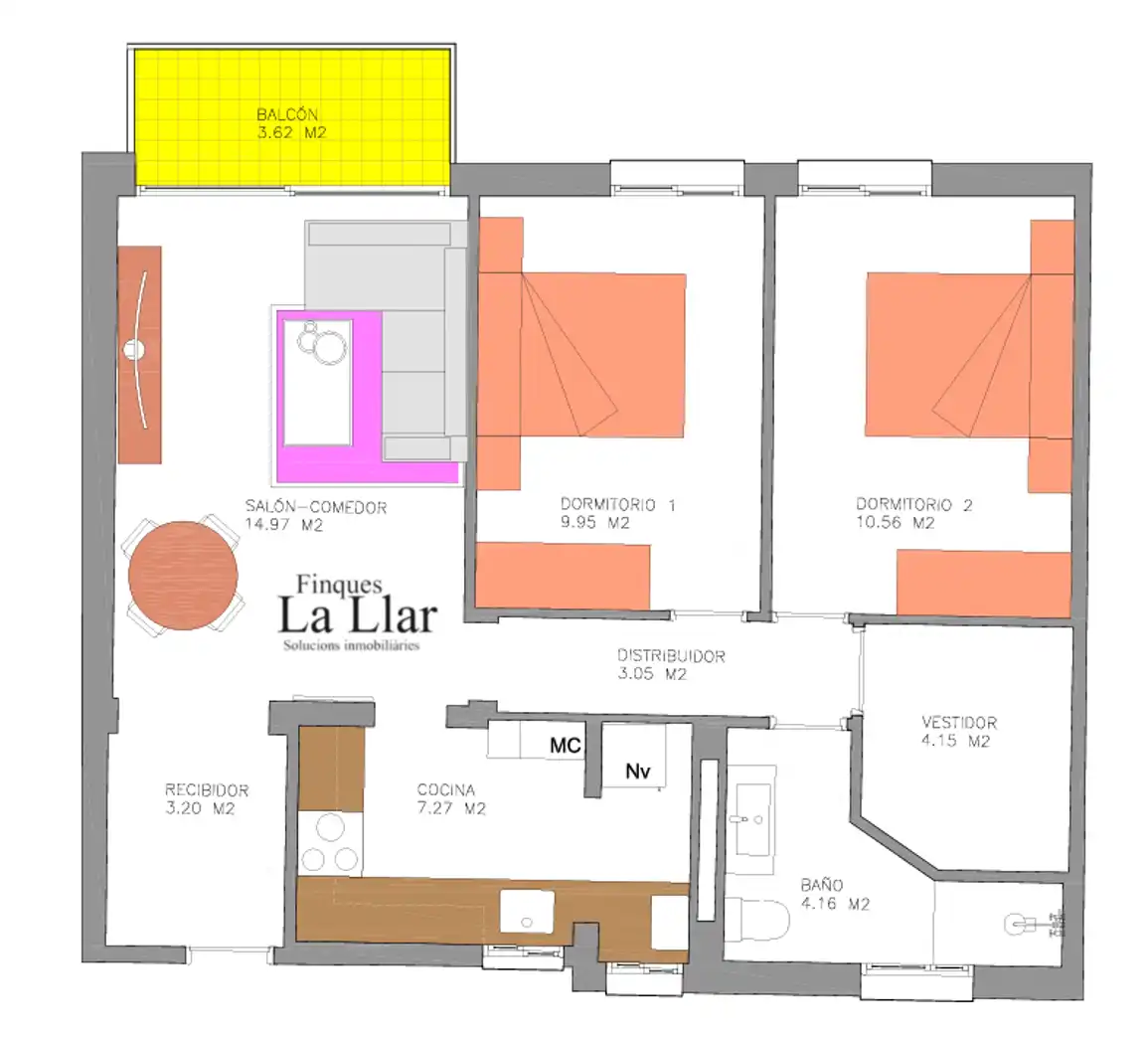 Piso en venta en APELES MESTRE, Passeig Maragall