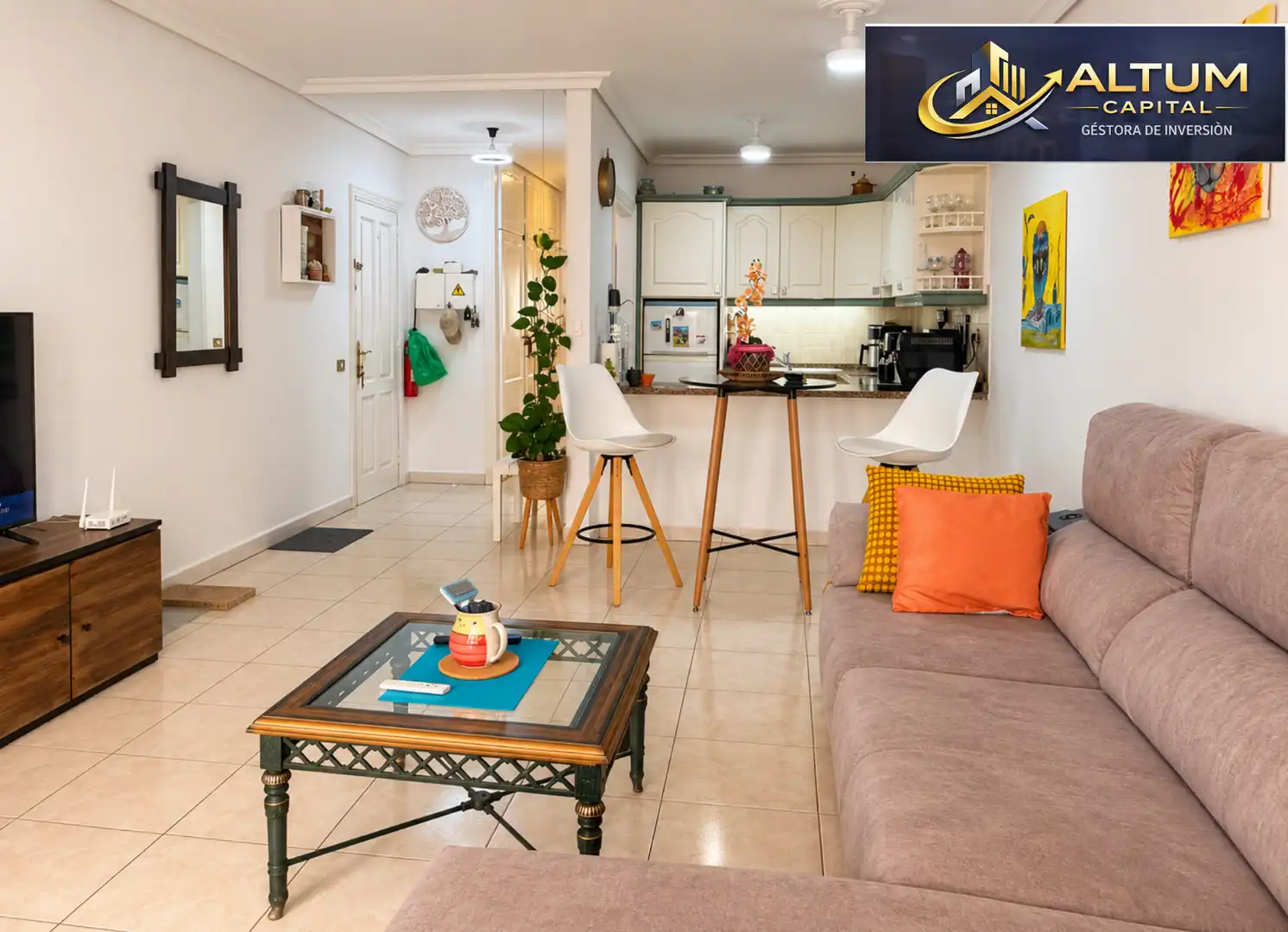 Living room of Flat for sale in Cabo Blanco