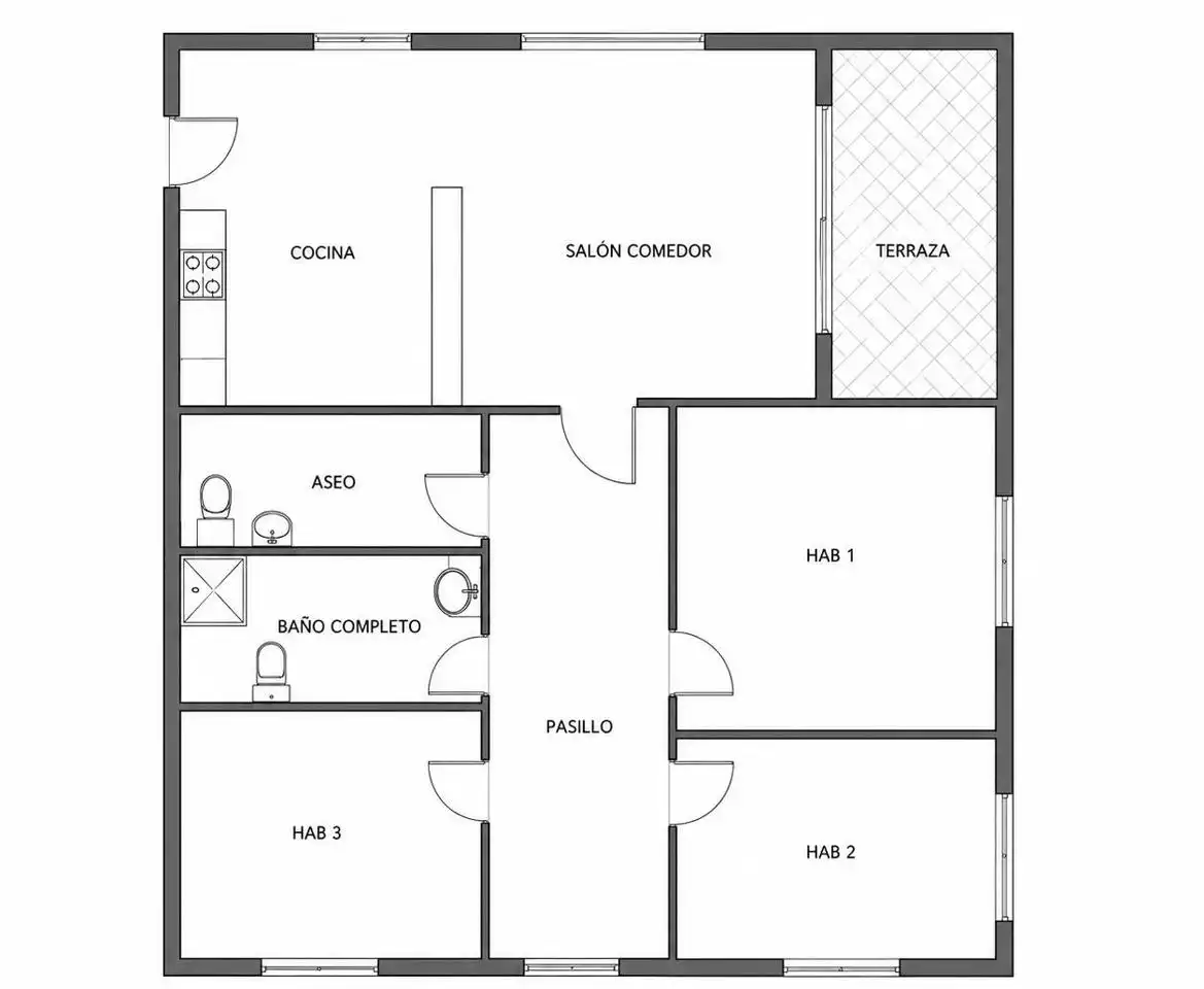 Flat for sale in Figueres  with Terrace