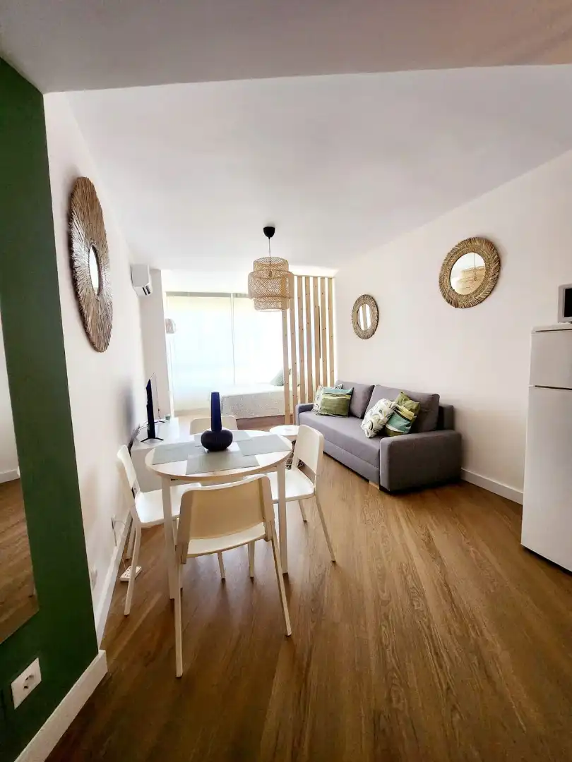 Wohnzimmer von Wohnung zur Miete in Torremolinos mit Möbliert, Haustiere erlaubt und Gemeinschaftspool