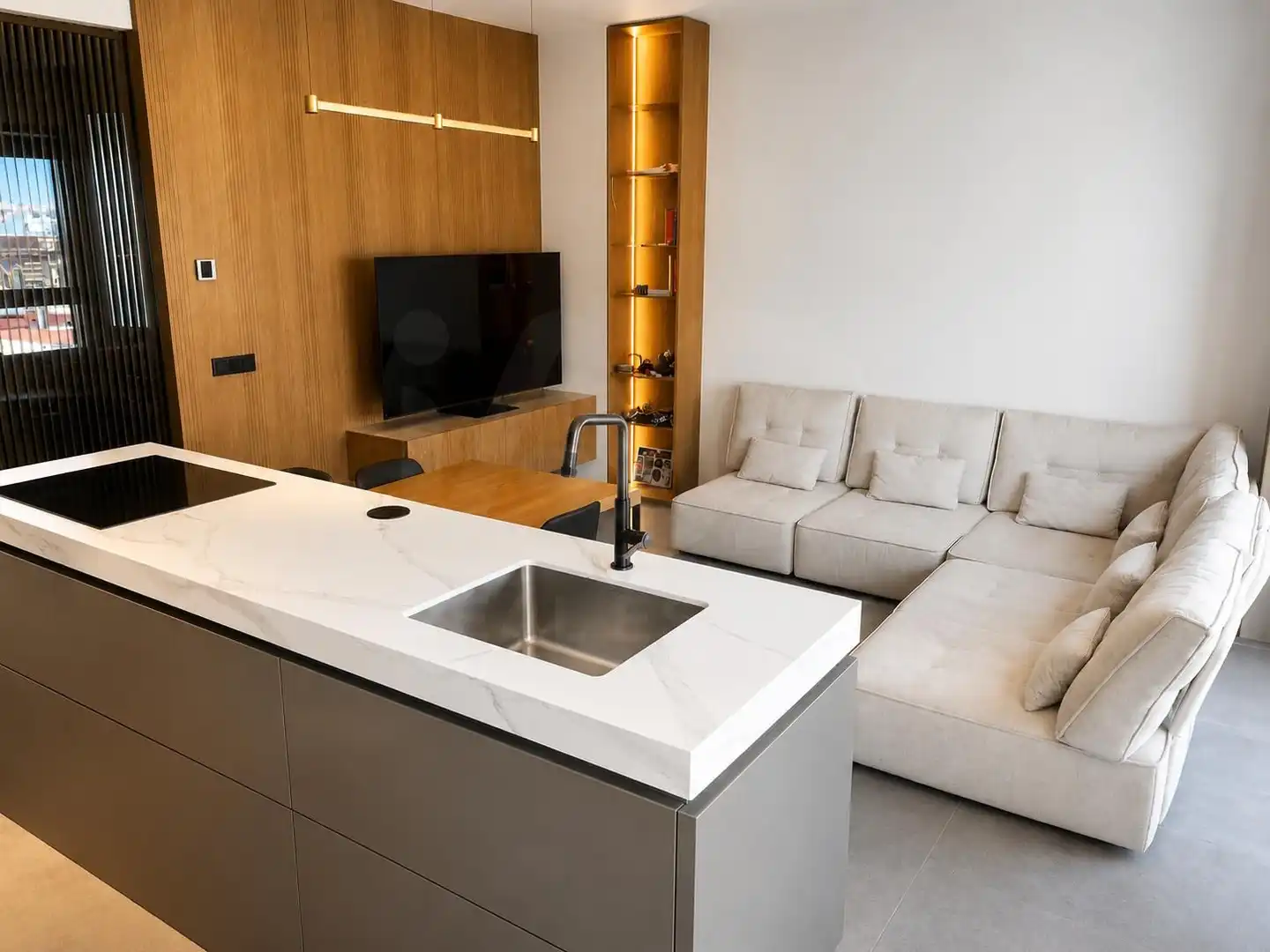 Kitchen of Attic for sale in Sevilla  with Air Conditioner, Heating and Terrace