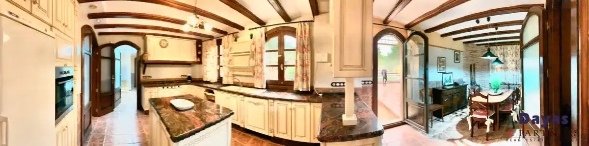Cocina de Finca rústica en venta en Rojales con Aire acondicionado, Jardín privado y Terraza