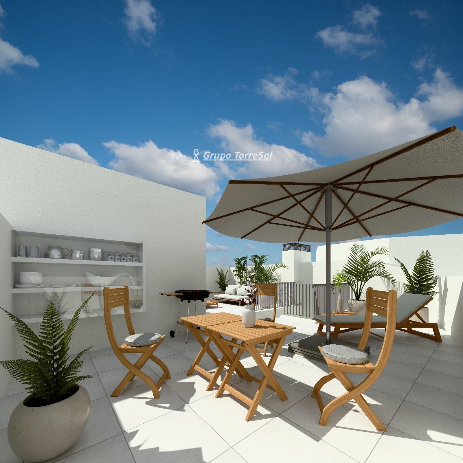 Terrace of Duplex for sale in Torredembarra  with Heating and Terrace