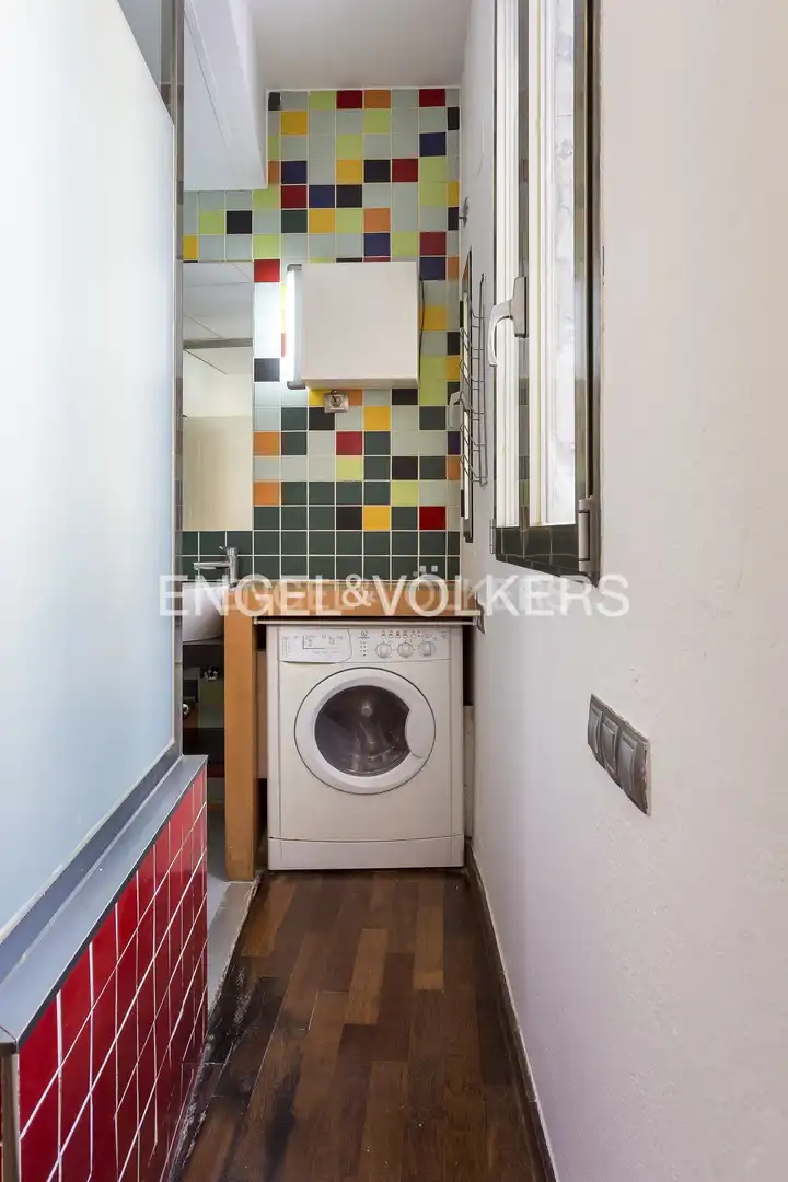 Küche von Wohnung zur Miete in Madrid mit Klimaanlage, Heizung und Möbliert