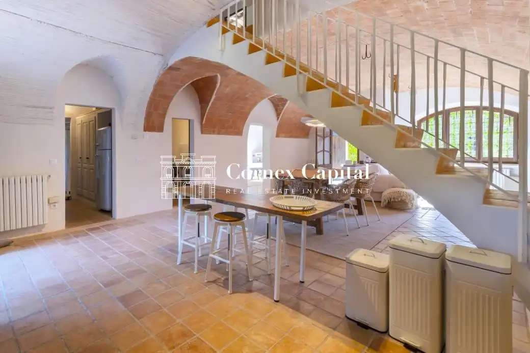 Küche von Haus oder Chalet zur Miete in Vilopriu mit Klimaanlage, Heizung und Privatgarten