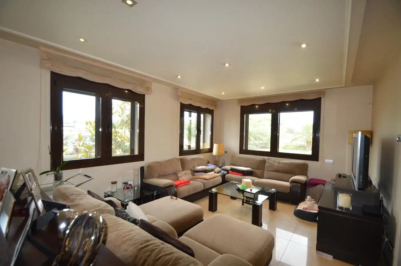 Sala de estar de Casa o chalet en venta en Amposta con Aire acondicionado, Trastero y Piscina