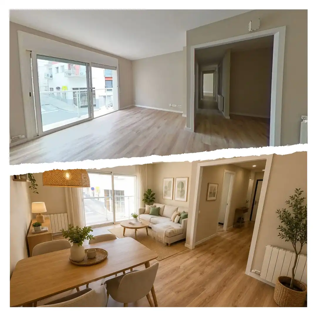 Living room of Flat for sale in Sant Pere de Ribes  with Heating, Parquet flooring and Terrace