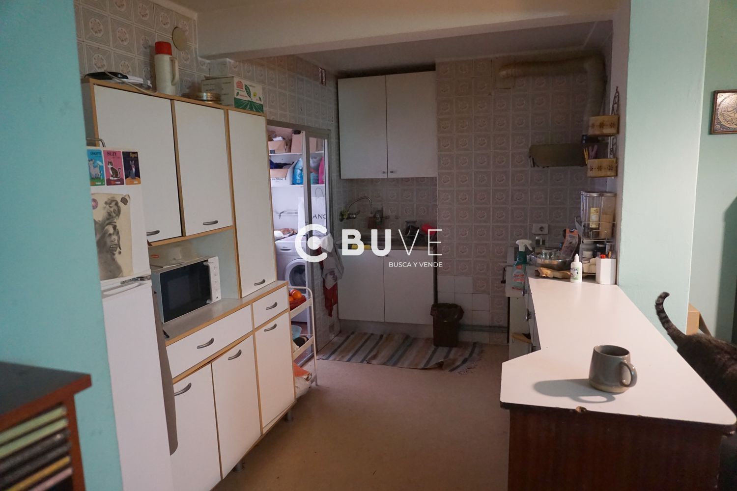 Cocina de Piso en venta en Santiago de Compostela  con Calefacción, Terraza y Trastero