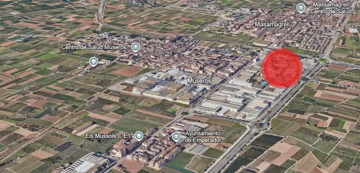 Nave industrial de alquiler en Museros