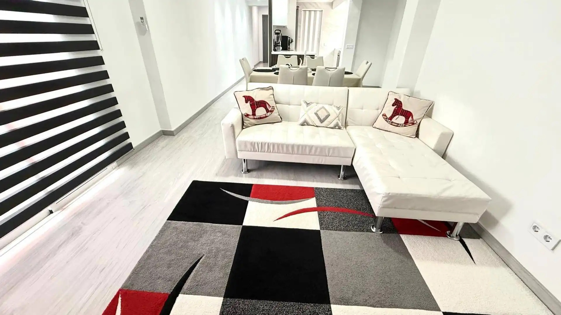 Living room of Flat for sale in  Valencia Capital  with Air Conditioner, Furnished and Balcony