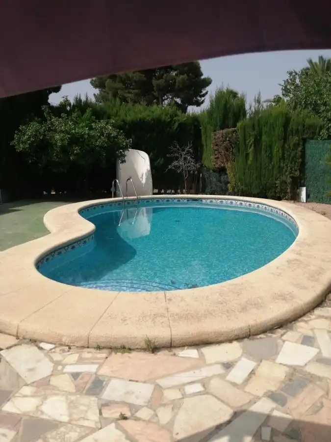 Piscina de Casa o xalet en venda en Calpe / Calp amb Jardí privat, Terrassa i Moblat