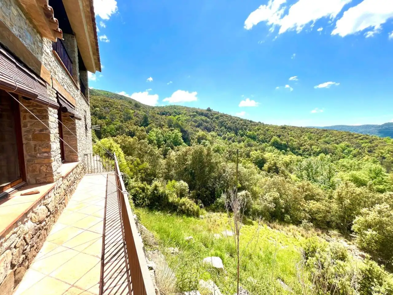 Jardín de Finca rústica en venta en Sant Aniol de Finestres con Calefacción, Jardín privado y Terraza