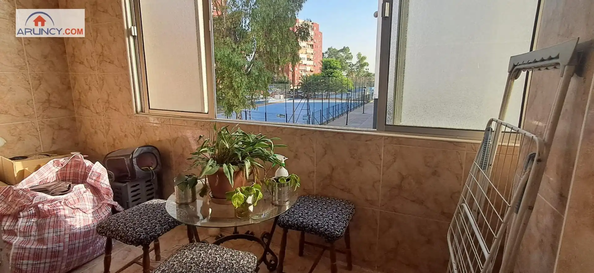 Balcony of Flat for sale in Montequinto  with Air Conditioner, Private garden and Community pool