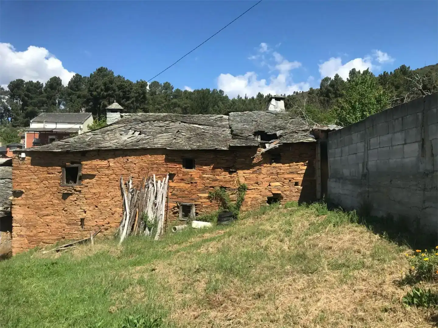 Vista exterior de Finca rústica en venda en Vega de Espinareda