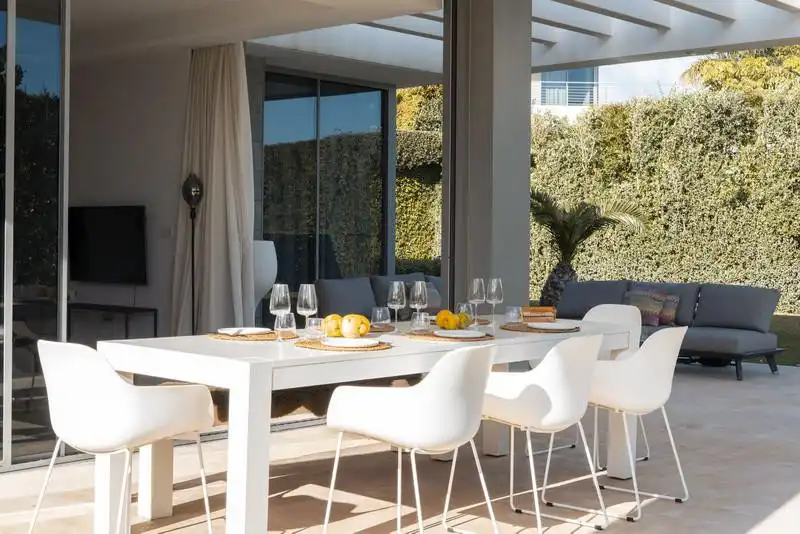 Terrassa de Casa o xalet de lloguer en Estepona amb Aire condicionat, Jardí privat i Terrassa