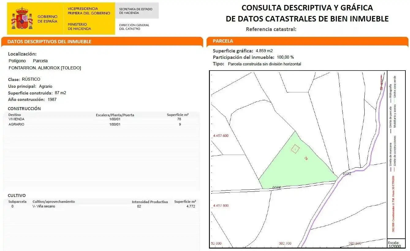 Casa rústica amb piscina en venda a Camino Almorox, imagen 45