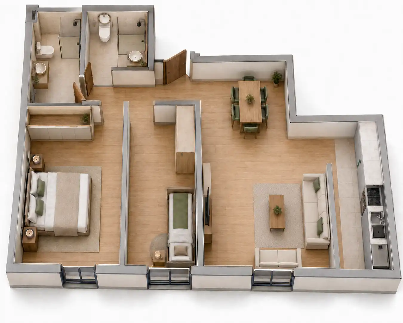 Apartament en venda en Badajoz amb Aire condicionat