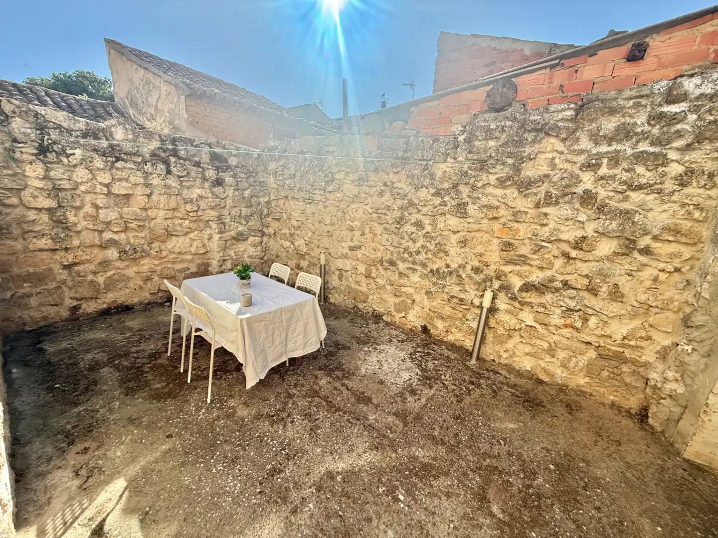 Terrasse von Country house zum Verkauf in Torquemada mit Parkett, Terrasse und Möbliert