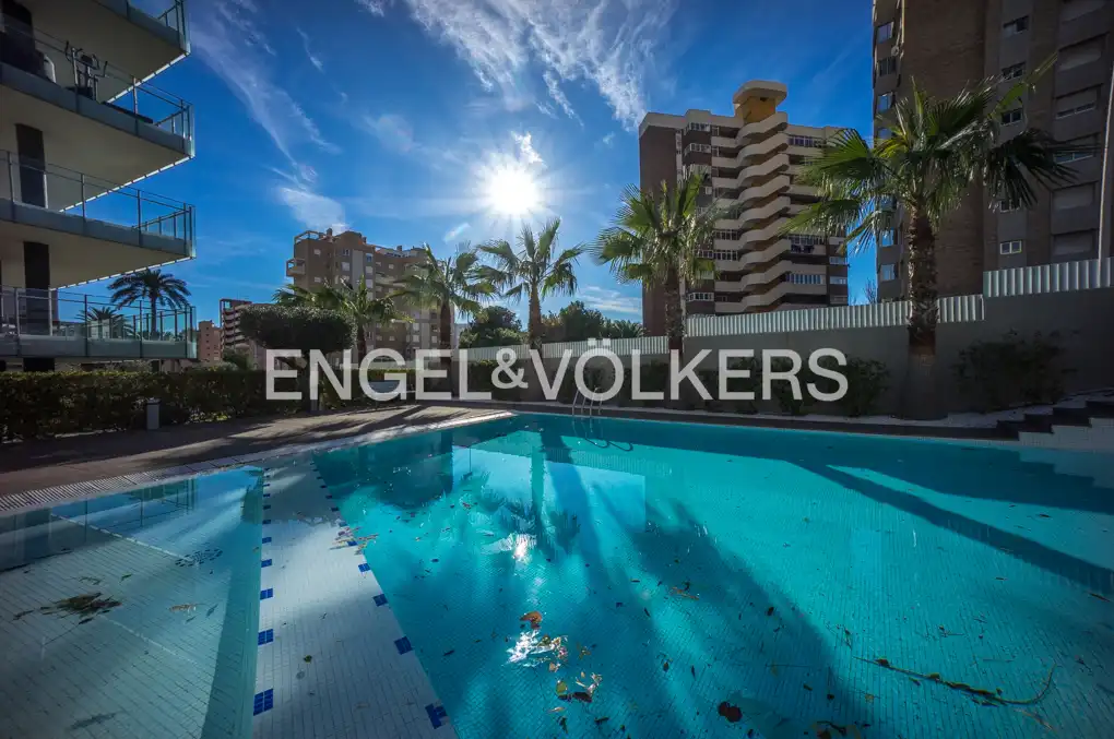 Schwimmbecken von Wohnung zum Verkauf in Alicante / Alacant mit Klimaanlage, Heizung und Terrasse