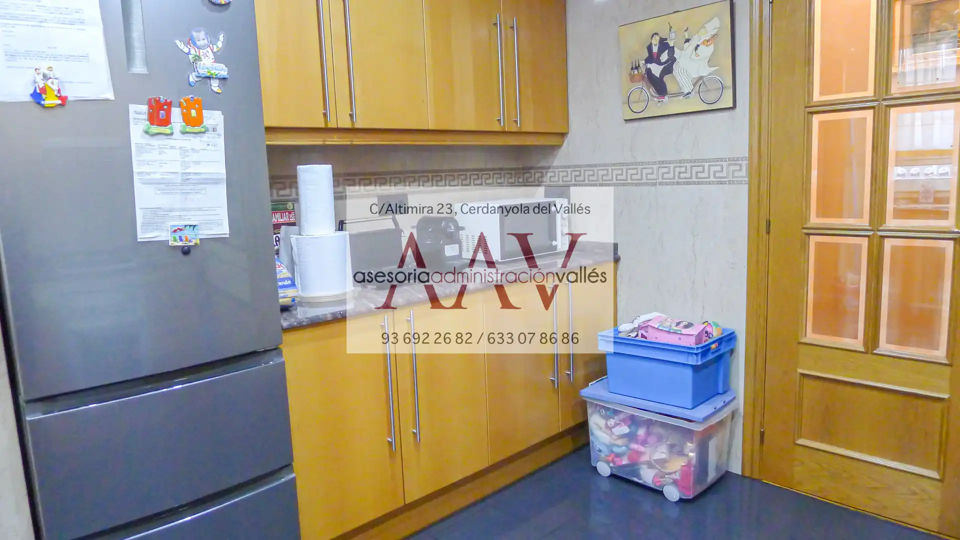 Cocina de Piso en venta en Cerdanyola del Vallès con Aire acondicionado, Calefacción y Amueblado