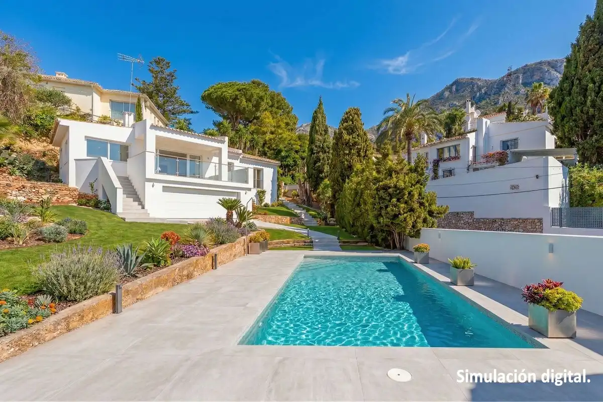 Exterior view of Houses for sale in Benalmádena  with Air Conditioner, Private garden and Terrace
