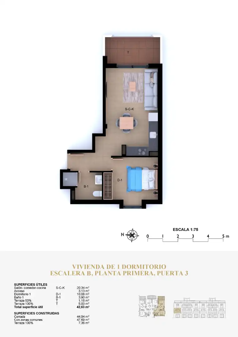 Apartamento en venta en Carrer Alborcer, 54, El Montgó
