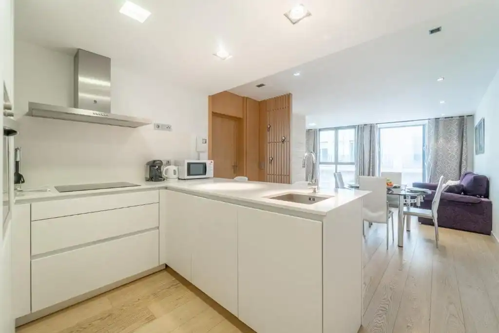 Cuina de Apartament en venda en Alicante / Alacant amb Aire condicionat, Calefacció i Parquet